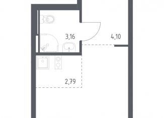 Продаю квартиру студию, 22.5 м2, село Остафьево, жилой комплекс Остафьево, к23