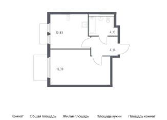 Продам 1-комнатную квартиру, 35.4 м2, Московская область, Каширское шоссе - Молоково - Андреевское