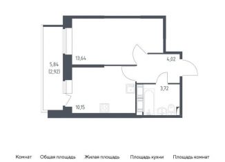 Продается 1-ком. квартира, 34.5 м2, Санкт-Петербург, жилой комплекс Новое Колпино, к39