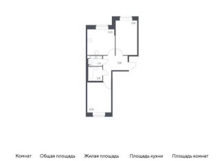 Продаю 2-комнатную квартиру, 46.1 м2, Санкт-Петербург, жилой комплекс Новое Колпино, к39