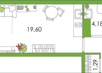 Продажа квартиры студии, 29 м2, Тула, ЖК Наши Баташи, Самоварная улица, 10