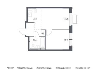 Продается 1-комнатная квартира, 36 м2, Московская область