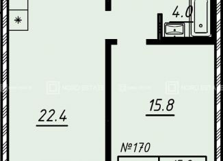 Продажа однокомнатной квартиры, 46.7 м2, Санкт-Петербург, метро Чкаловская, Петровский проспект, 9к2
