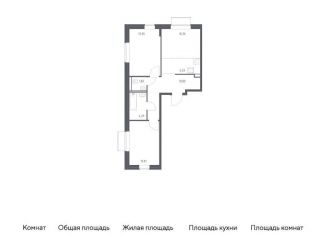 Продается двухкомнатная квартира, 58.1 м2, Москва, район Марьино