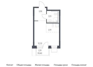 Продается квартира студия, 22.9 м2, Москва, жилой комплекс Новое Внуково, к30