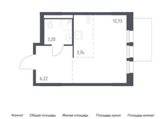 Квартира на продажу студия, 25.9 м2, Московская область, жилой комплекс Квартал Ивакино, к3