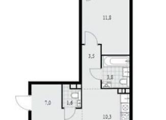 Продам 3-комнатную квартиру, 60 м2, поселение Десёновское