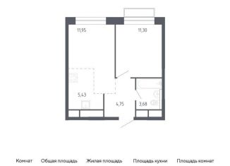 Продается однокомнатная квартира, 37.1 м2, Балашиха, жилой квартал Новоград Павлино, к6