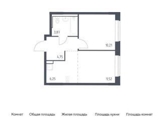 Продажа 2-ком. квартиры, 34.6 м2, Москва, САО