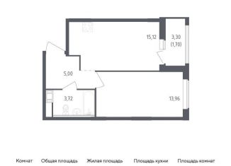 Продажа однокомнатной квартиры, 39.5 м2, Ленинградская область