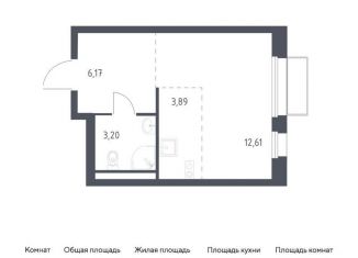 Продается квартира студия, 25.9 м2, Москва, жилой комплекс Квартал Марьино, к2