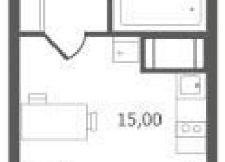 Квартира на продажу студия, 24.4 м2, поселок Бугры, Нижняя улица, 5к3, ЖК Ювента