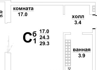 Продается квартира студия, 24.1 м2, Верхняя Пышма