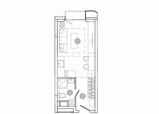 Продам квартиру студию, 24 м2, Москва, ВАО