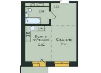 Продажа 1-ком. квартиры, 39.7 м2, Иркутск, Октябрьский округ, улица Пискунова, 134