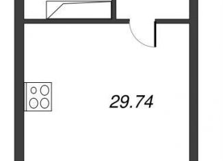 Продается квартира студия, 33.2 м2, Мурино, Оборонная улица, 33к2