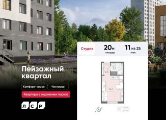 Продажа квартиры студии, 20 м2, Санкт-Петербург, метро Девяткино