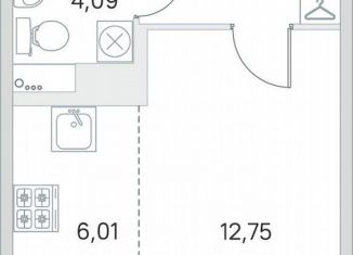 Продажа квартиры студии, 28.3 м2, городской посёлок Янино-1, ЖК Ясно-Янино