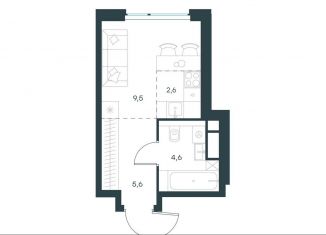 Продается квартира студия, 22.3 м2, Москва, жилой комплекс Левел Мичуринский, к11