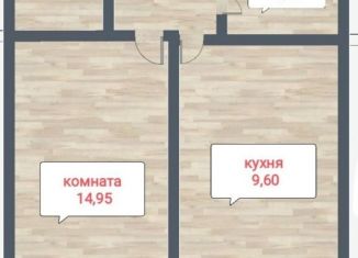 Продаю однокомнатную квартиру, 39.9 м2, Ставрополь, улица 45-я Параллель, 83, Промышленный район