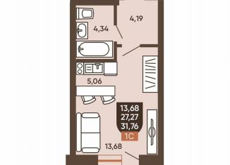 Продается 1-ком. квартира, 31.8 м2, Новосибирск, Новоуральская улица, 10