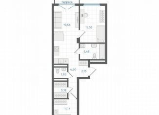 Продается 2-комнатная квартира, 62.1 м2, Екатеринбург, Ленинский район