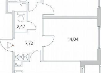 Продажа 2-ком. квартиры, 60.5 м2, Ленинградская область