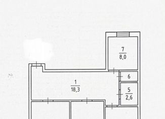 Продается 3-ком. квартира, 76.3 м2, Жуковский, Московская улица, 6