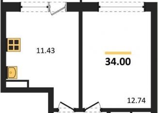 Продам 1-комнатную квартиру, 34 м2, Воронеж, Коминтерновский район, Московский проспект, 66