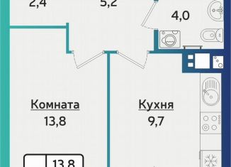 Продажа однокомнатной квартиры, 37.1 м2, Ижевск, Южная улица