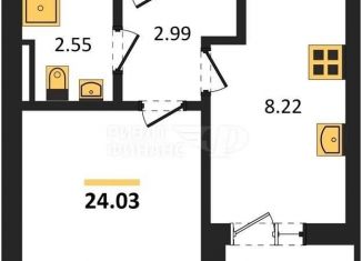 Продается однокомнатная квартира, 28.5 м2, Пионерский, улица Гептнера, 19