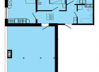 Продам 2-ком. квартиру, 113.8 м2, Ленинградская область, Железнодорожная улица, 41к2