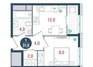 Продается однокомнатная квартира, 31 м2, Москва, метро Южная, Кавказский бульвар, 51