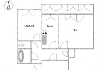 Продается двухкомнатная квартира, 47.5 м2, Иркутск, микрорайон Университетский, 75