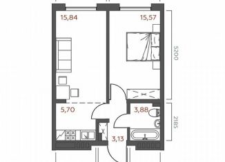 Продам 1-комнатную квартиру, 44.1 м2, Иркутск, 6-я Советская улица, 2, Октябрьский округ