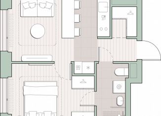 Продается 1-ком. квартира, 34.4 м2, Москва, метро Мичуринский проспект