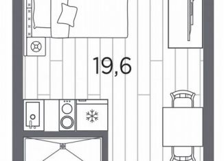 Продам квартиру студию, 23.4 м2, Санкт-Петербург, метро Автово, проспект Стачек, 62Б