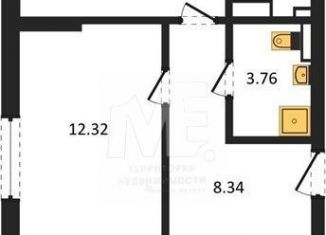 Продажа двухкомнатной квартиры, 57.1 м2, Калининград, Ленинградский район, улица Старшины Дадаева, 55