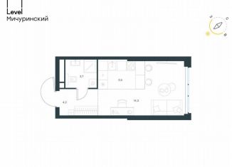 Продается квартира студия, 27.8 м2, Москва, метро Мичуринский проспект