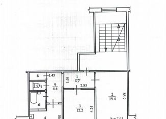 2-ком. квартира на продажу, 48 м2, Благовещенск, Театральная улица, 30/2