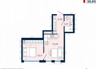 Продается 1-комнатная квартира, 30.7 м2, Екатеринбург, Октябрьский район