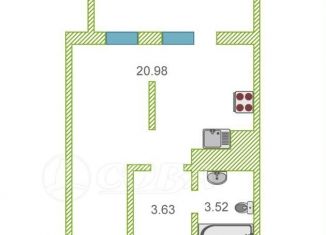 Продажа квартиры студии, 30 м2, деревня Патрушева, улица Александра Пушкина, 10А