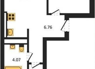 Продается 2-ком. квартира, 55.8 м2, Калининград, Ленинградский район, улица Героя России Катериничева, 9к2