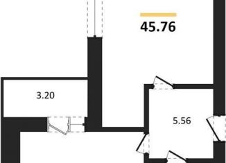 Продается 1-комнатная квартира, 45.8 м2, Калининград, Арсенальная улица, 31к1