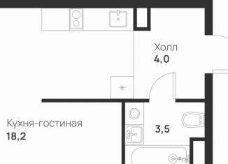 Продажа 1-комнатной квартиры, 26.2 м2, посёлок Газопровод, посёлок Газопровод, 13с7