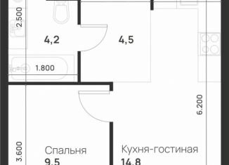 Продажа 1-комнатной квартиры, 33 м2, посёлок Газопровод, посёлок Газопровод, 13с7