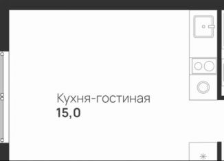 1-ком. квартира на продажу, 20.6 м2, Москва, посёлок Газопровод, 13с7