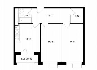 Продам 2-ком. квартиру, 63 м2, Москва, Электролитный проезд, 7, Нагорный район