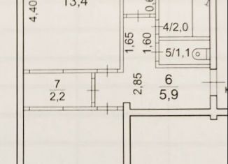 Продаю 2-ком. квартиру, 48 м2, Карелия, Сегежская улица, 3А