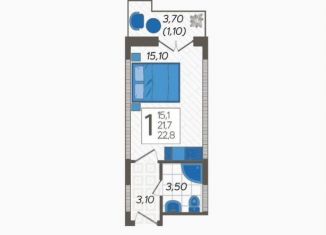 Продам квартиру студию, 22.8 м2, Сочи